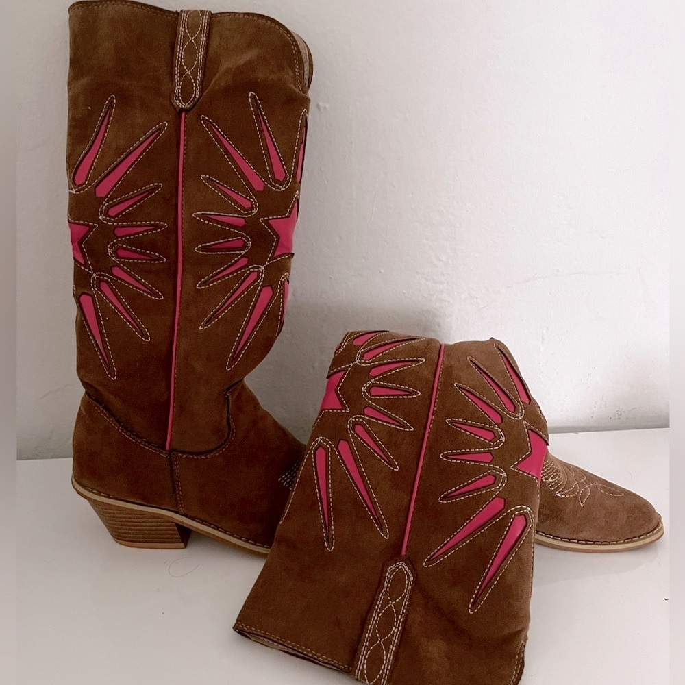 Knee High Western Boots